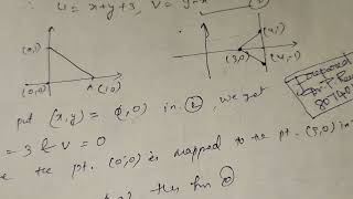 Example problem on the complex analysis find the image triangulation region with vertices
