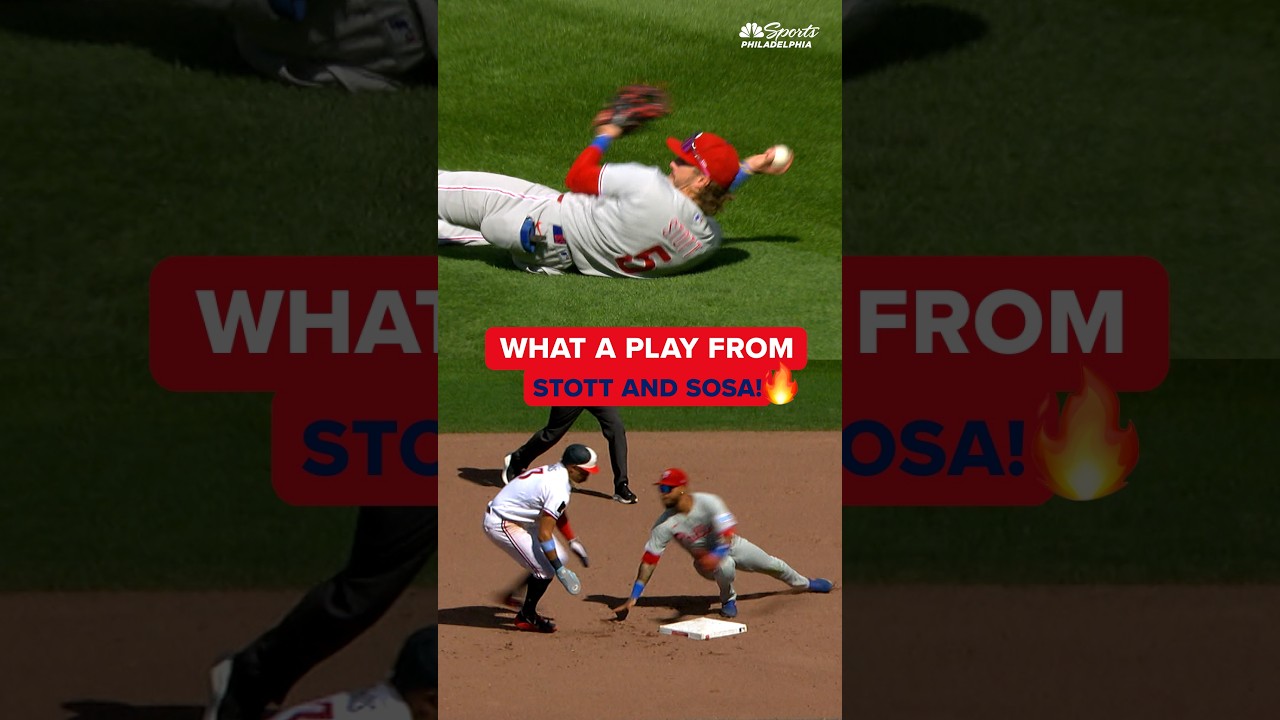 Bryson Stott back at second making UNREAL plays?! Are YOU surprised??? 😤