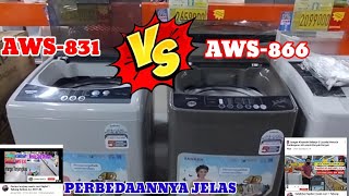 Perbedaan Mesin cuci Sanken 1 Tabung.. Aws_831 dan Aws-866 .. Bagusan mana.. 
