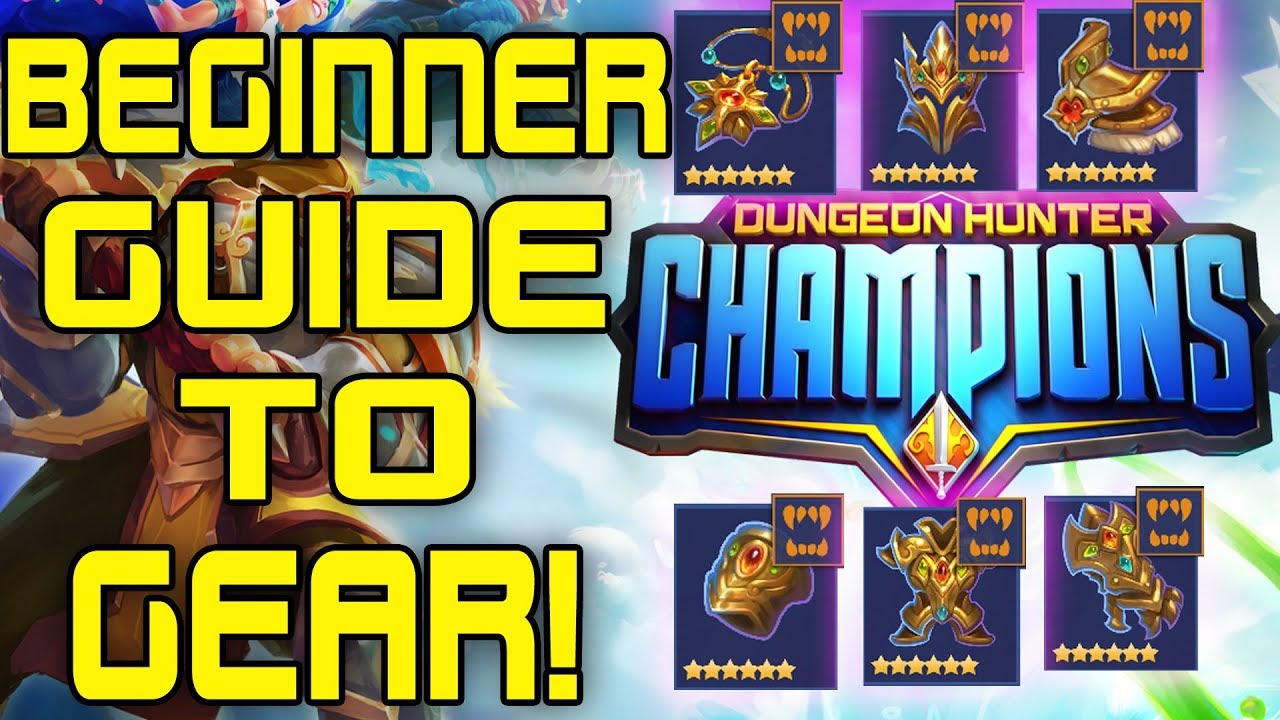 BEGINNER GUIDE TO GEAR & STATS! - Dungeon Hunter Champions