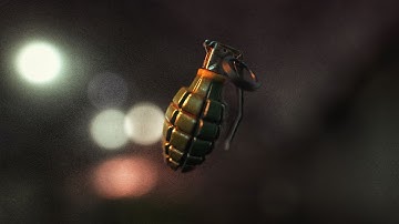 The Grenade -Dynamic Rigid Body (Autodesk MAYA)