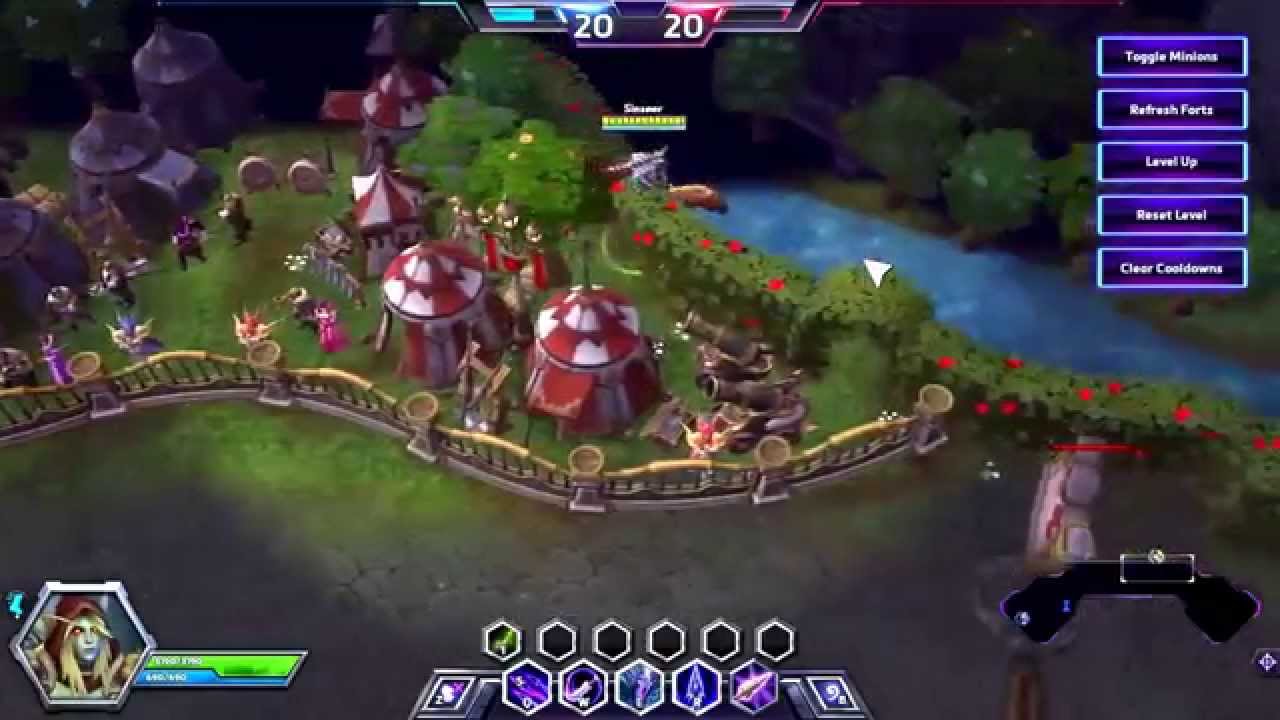 Heroes of the Storm - Sylvanas Character Test Map Glitch