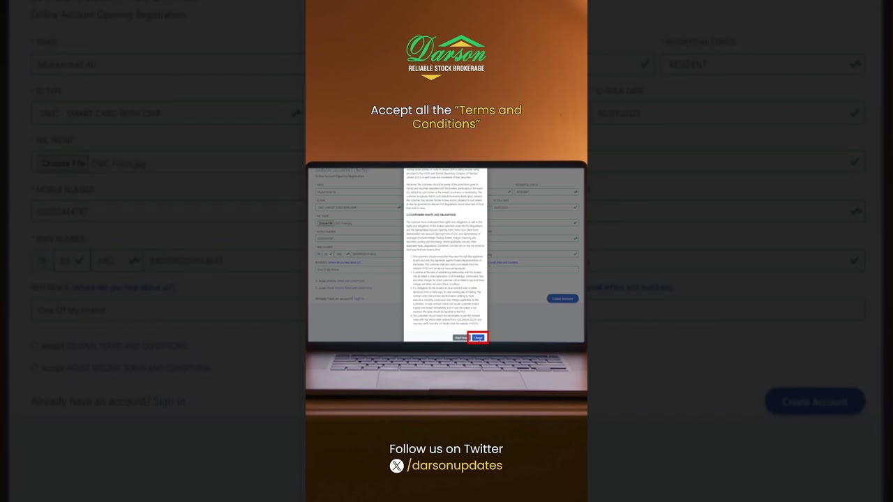 Learn in 46 seconds, How to open an account with Darson Securities Private Limited