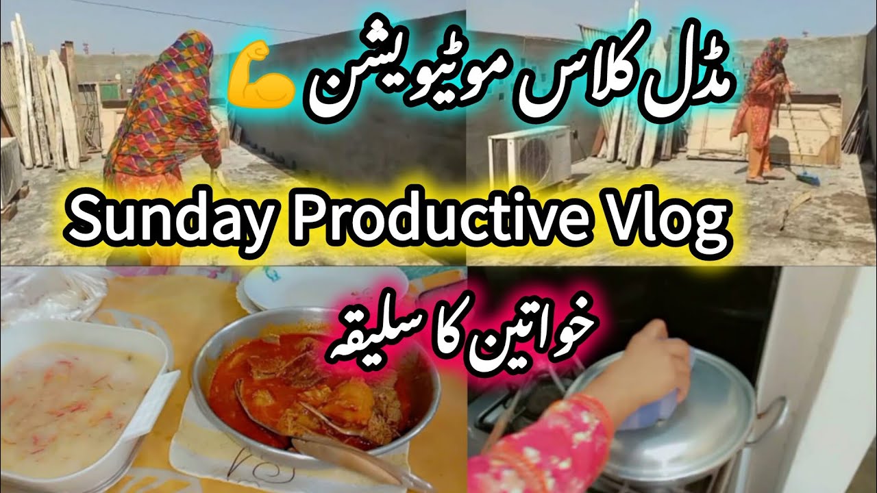 Sunday Productive Vlog for House Wife's and Cleaning Motivation.