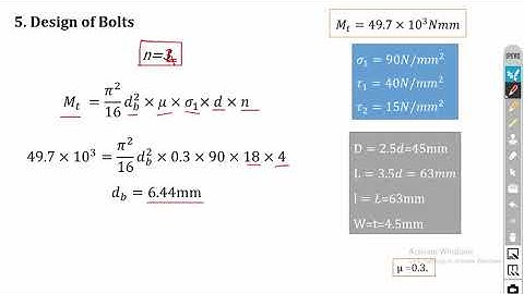Design of Split Muff Coupling | Design of Machine Elements