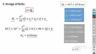 Design of Split Muff Coupling | Design of Machine Elements