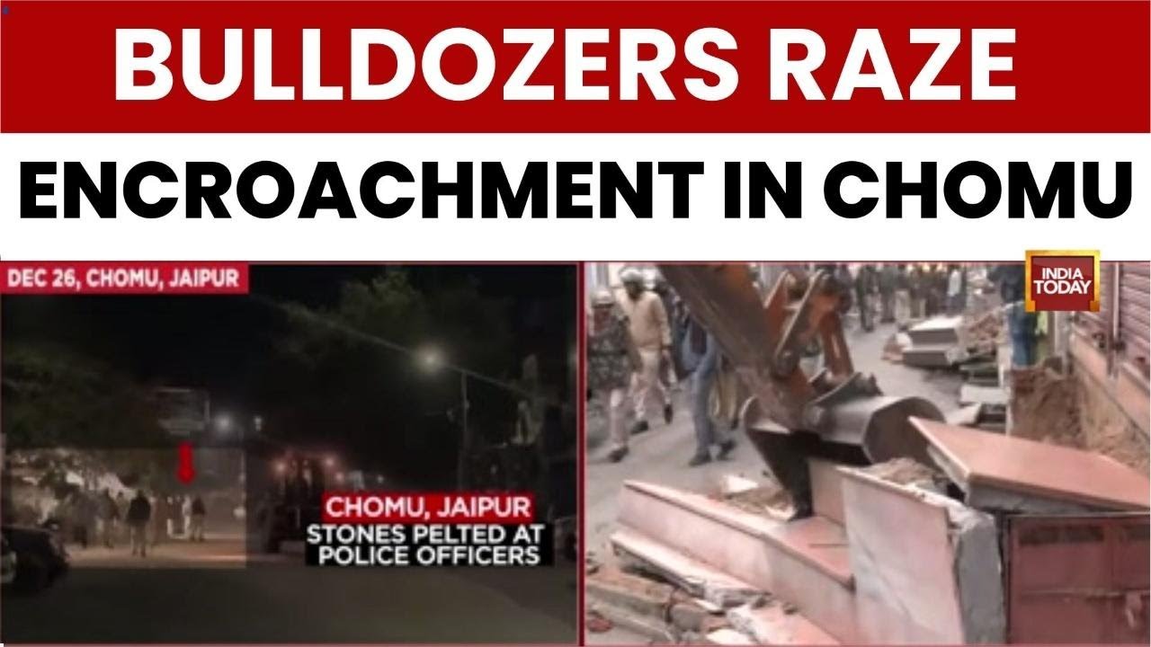 Rajasthan: Bulldozer Action in Chomu After Stone Pelting on Police; Govt Vows Strict Action