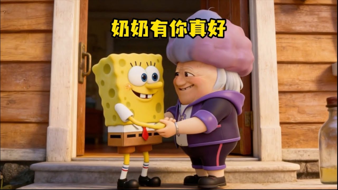 奶奶以前你照顾我，现在换我来照顾你