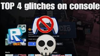 TOP 4 Glitches on console ( RETROSTUDIO)