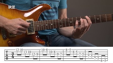 Am Pentatonic Scale Three Position Drill