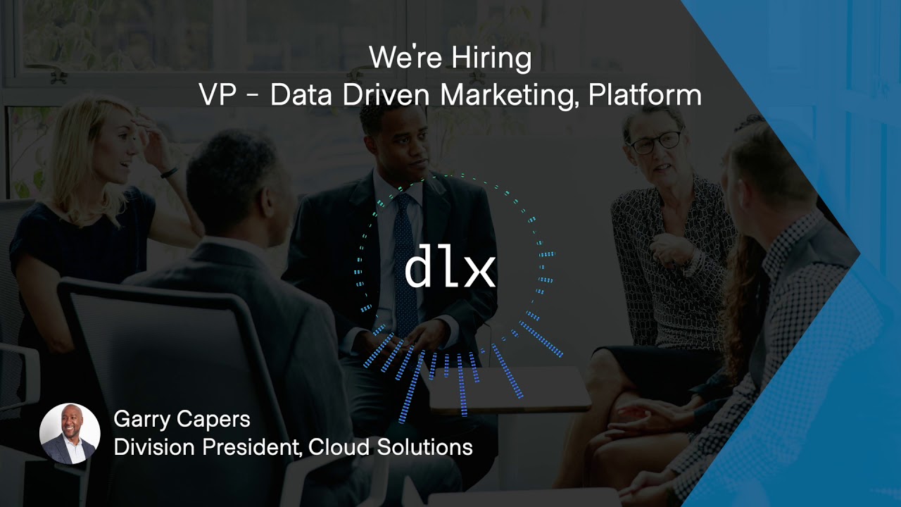 Deluxe is hiring for VP of Data Driven Marketing YouTube