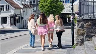 What are people wearing in Norway. Summer street style.  Stavanger 2023