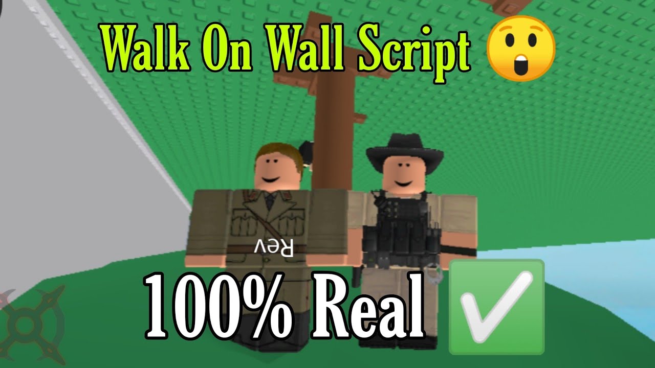 Walk On Walls Script Roblox