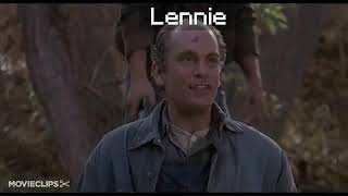 George shoots Lennie but there are no video game references whatsoever