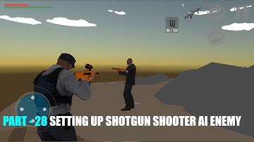 Setting Up Shotgun Enemy Shooter AI #28 | Third Person Shooter Unity Mobile Game Course