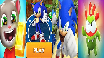 Talking Tom Gold Run vs Sonic Dash vs Om Nom Run vs Sonic Dash Android Gameplay