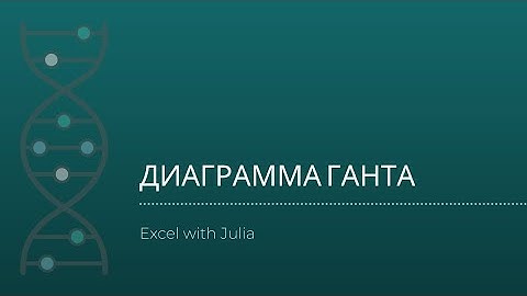 Как выглядит Диаграмма Ганта в Excel