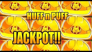 JACKPOT HANDPAY: HUFF n PUFF + Wild Wild Samurai