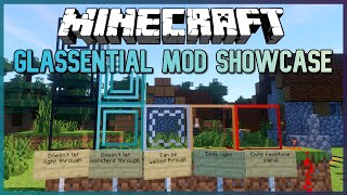 Minecraft: Unique New Glass!! | Glassential Mod Showcase (1.16.1)