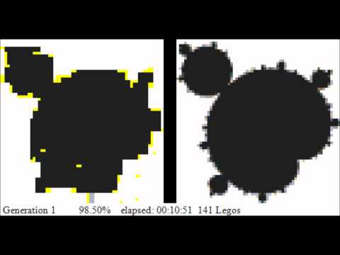 Mandelbrot reproduced by Genetic Algorithm