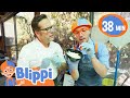 Blippi’s Pizza Pie Adventure! | Blippi Video Learning For Kids | Moonbug Kids - Food & Family