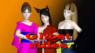 [MMD Naruto x OC] Akane, Aoi & Sayori - Ghost rules Xfor @AkafubyX