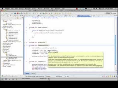 Java ActionListener and GUI review - YouTube