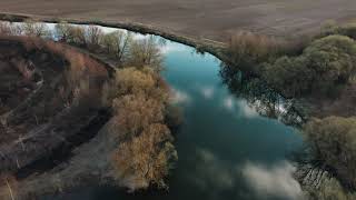 Valley of the Pakhra River near the village of Domodedovo