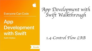 1.4-Control Flow - Swift 4 - App Development With Swift