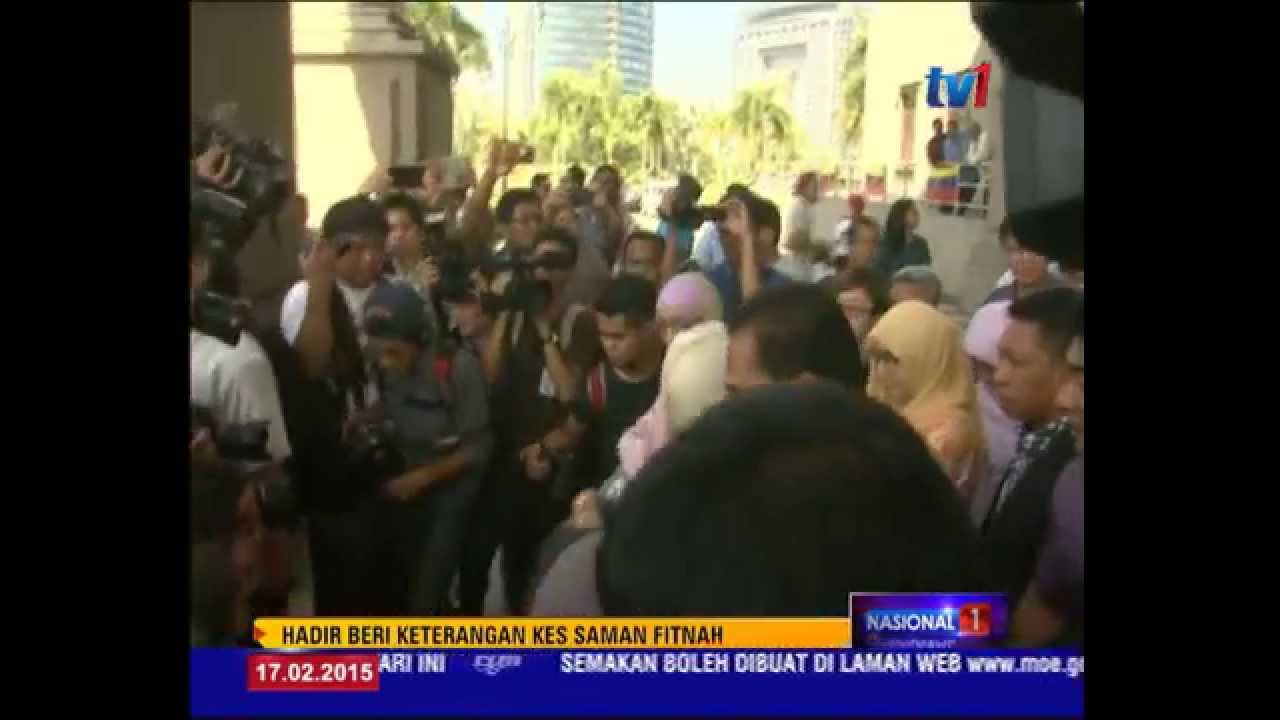 ISU ANWAR SAMAN FITNAH TERHADAP  ANIFAH [17 FEB 2015]