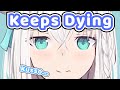 Fubuki Tries To Play A Game While Rapping Non-Stop, She Kept Dying【Hololive | Shirakami Fubuki】