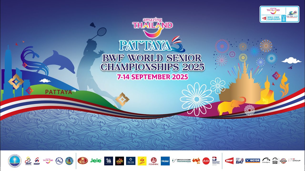 Amazing Thailand-Pattaya BWF World Senior Championships 2025 | Award Ceremony