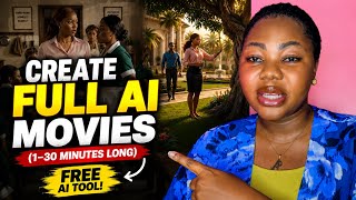 Create FULL Al Movies (1-30Minutes) Using FREE AI - No Editing..
