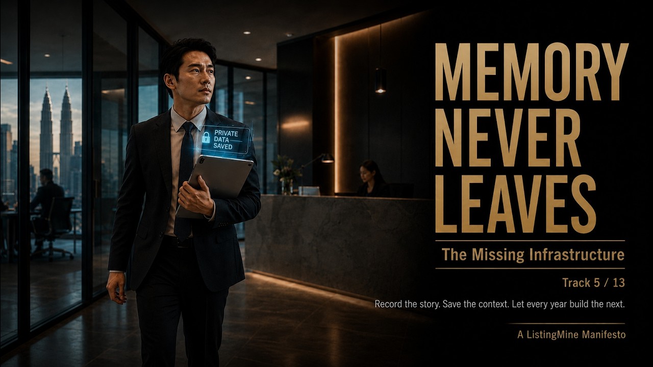 5. Memory Never Leaves | The Missing Infrastructure | Let every year build the next