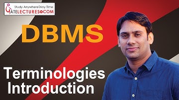 Database Management System 02 Introduction to basic Terminologies in DBMS