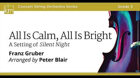 All Is Calm, All Is Bright - arranged by Peter Blair
