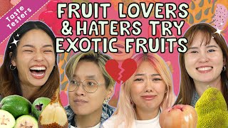 Lovers VS Haters Tries: EXOTIC FRUITS! | Taste Testers | EP 142 screenshot 5