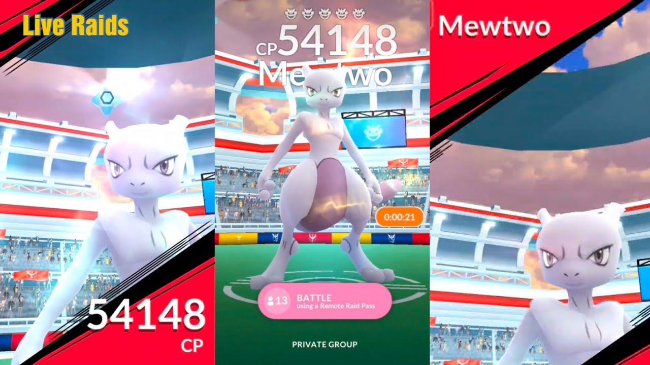 Get Unlimited Mewtwo without Raid Pass Pokémon Go, Best Moveset Mewtwo