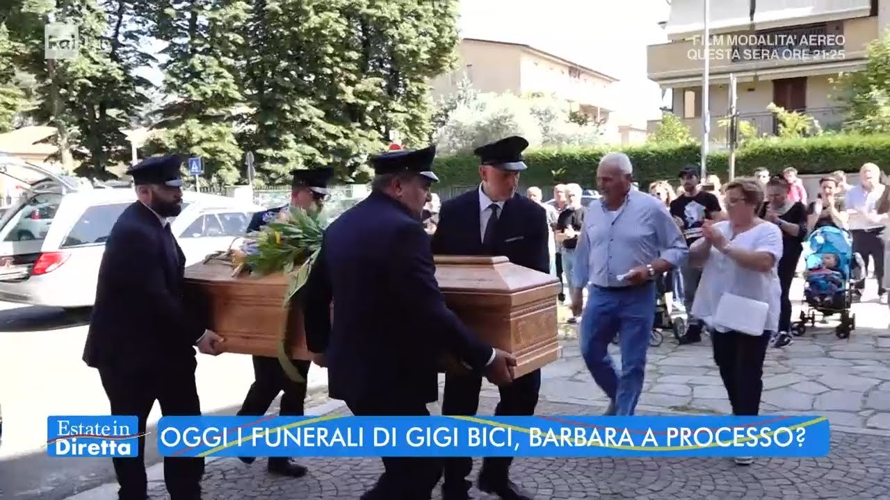 Oggi i funerali di Gigi Bici - Estate in diretta - 29/06/2022