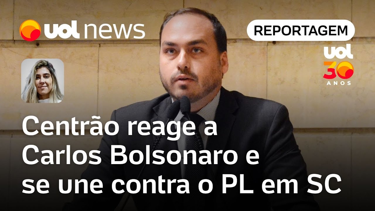 Centrão vê traição e se une contra o PL em Santa Catarina após racha provocado por Carlos Bolsonaro