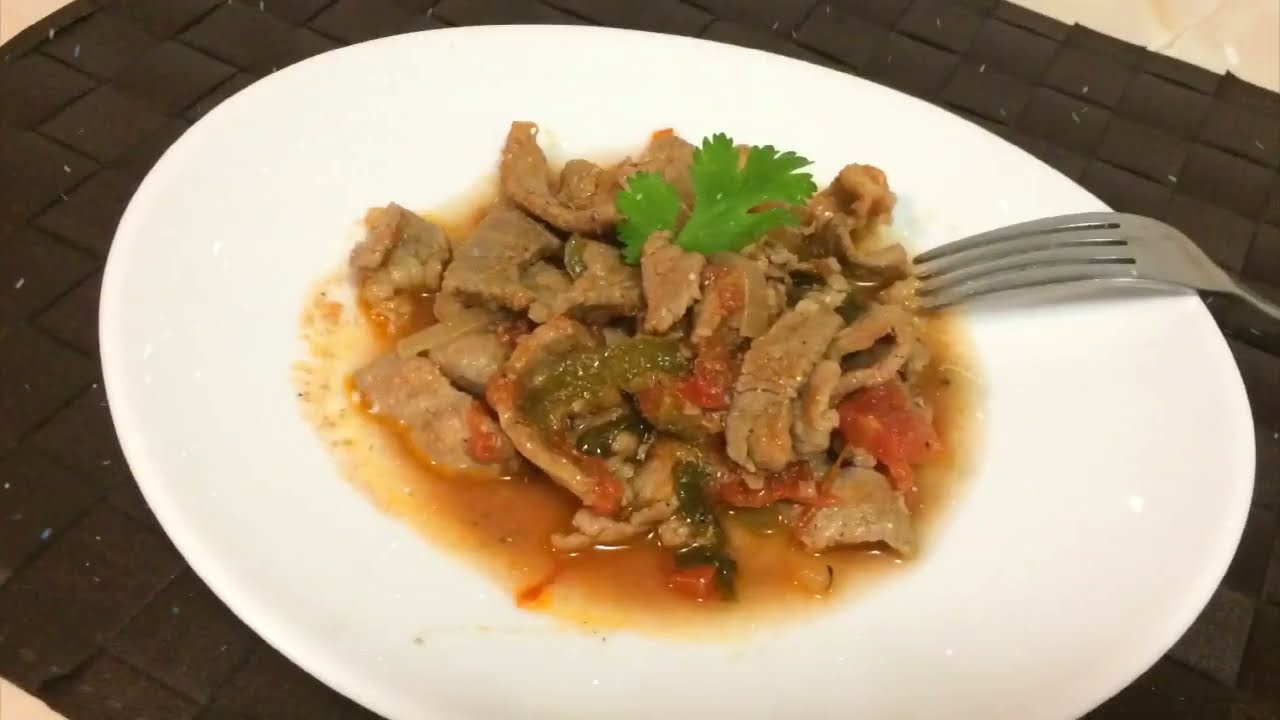 Bistec a la Mexicana - @Cocinando en Familia