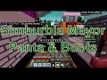 Simburbia 2020 Mayor Boots (Speed) &amp; Pants (Jump) Minecraft