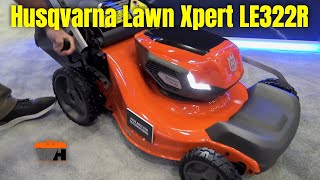 Husqvarna Lawn Xpert LE322R 40-volt 21-in Cordless Self-propelled Lawn Mower