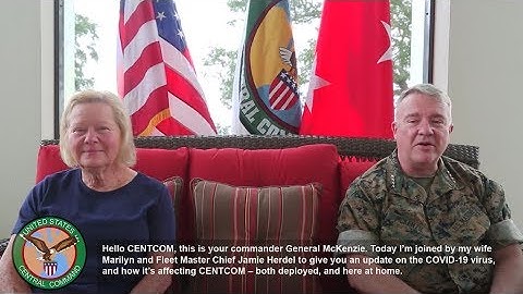 USCENTCOM COVID-19 update to the force