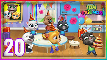 My Talking Tom Friends - Gameplay Walkthrough  Part 20 - Happy Birthday Ginger (iOS, Android).