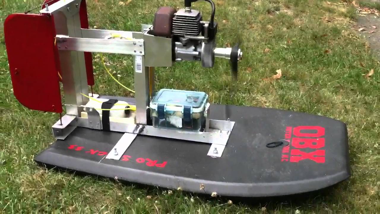 Boogie board airboat engine start - YouTube