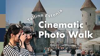 Travel vlog - A Designer’s Cinematic Photo Walk | Tallinn Old Town, Estonia Captured in 4K 🇪🇪