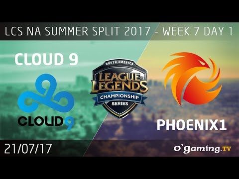 Cloud9 vs Phoenix1 - LCS NA Summer Split 2017 - Week 7 Day 1 - League of Legends