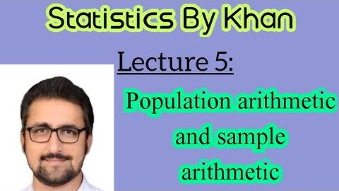 Difference Between Population Arithmetic Mean and Sample Arithmetic Mean
