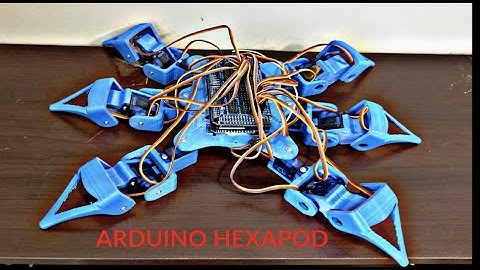 ARDUINO BASED HEXAPOD (FULL TUTORIAL)